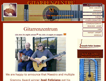 Tablet Screenshot of gitarrenzentrum.com